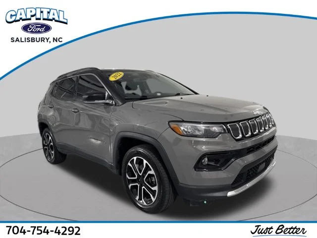 Used 2022 Gray Jeep Limited image 1