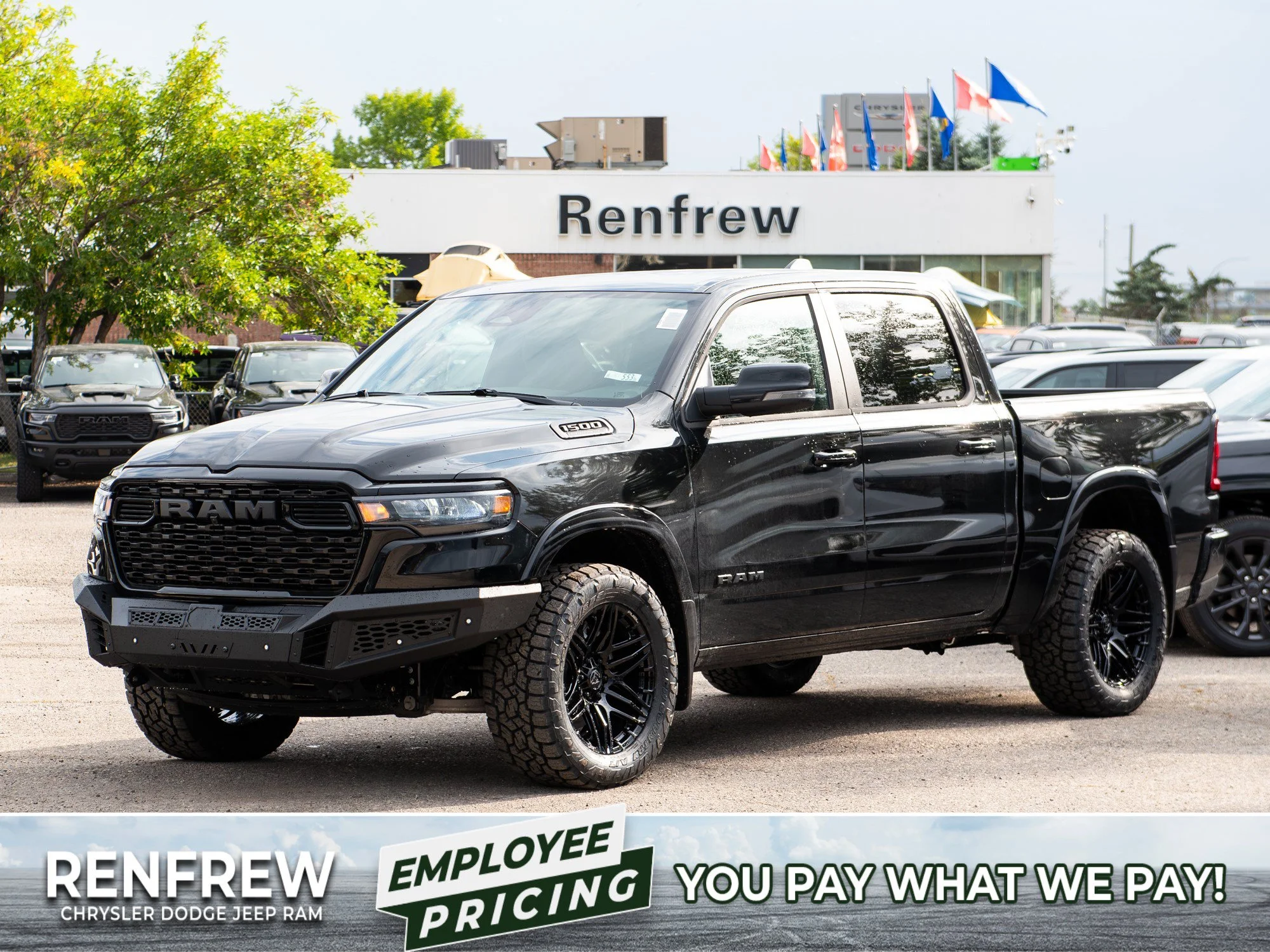 New 2026 Black RAM Big Horn* Crew Cab 4x4 image 1