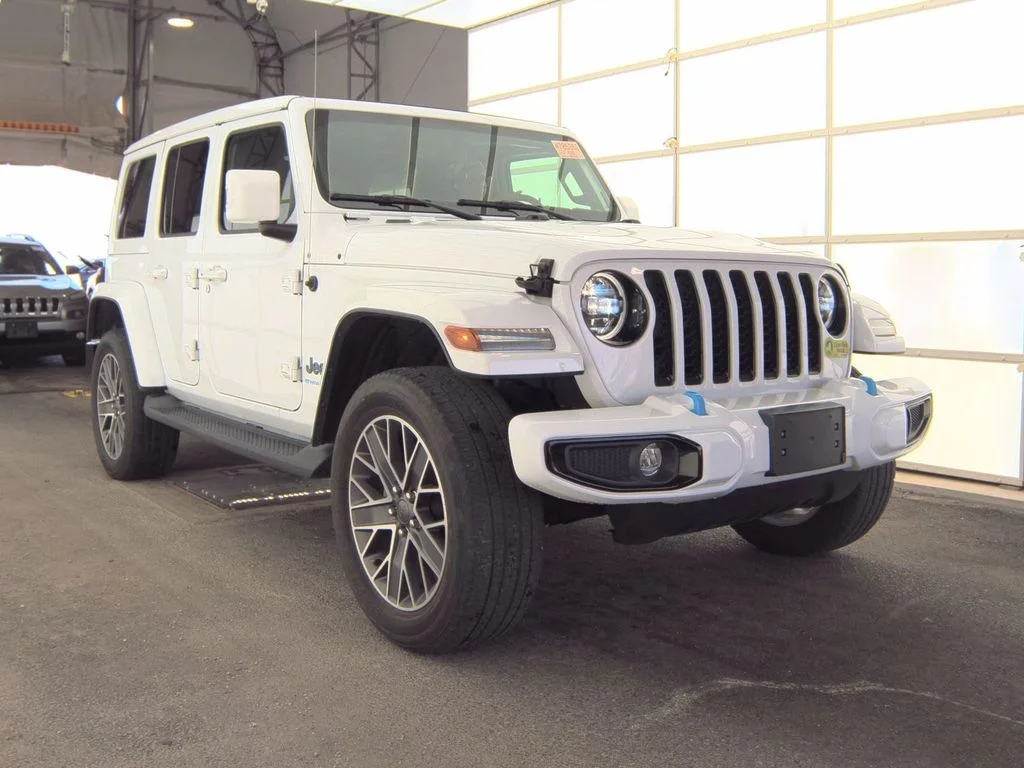 Used 2023 White Jeep Sahara 4xe image 3