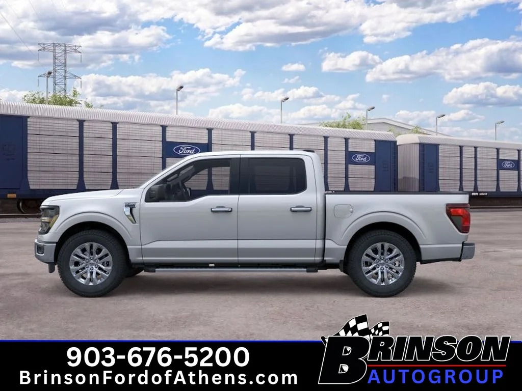 New 2026 Iconic Silver Metallic Ford XLT image 3