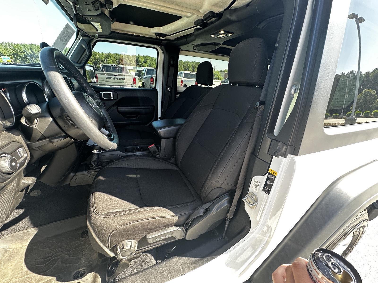 Used 2023 Bright White Clearcoat Jeep Sport S image 2