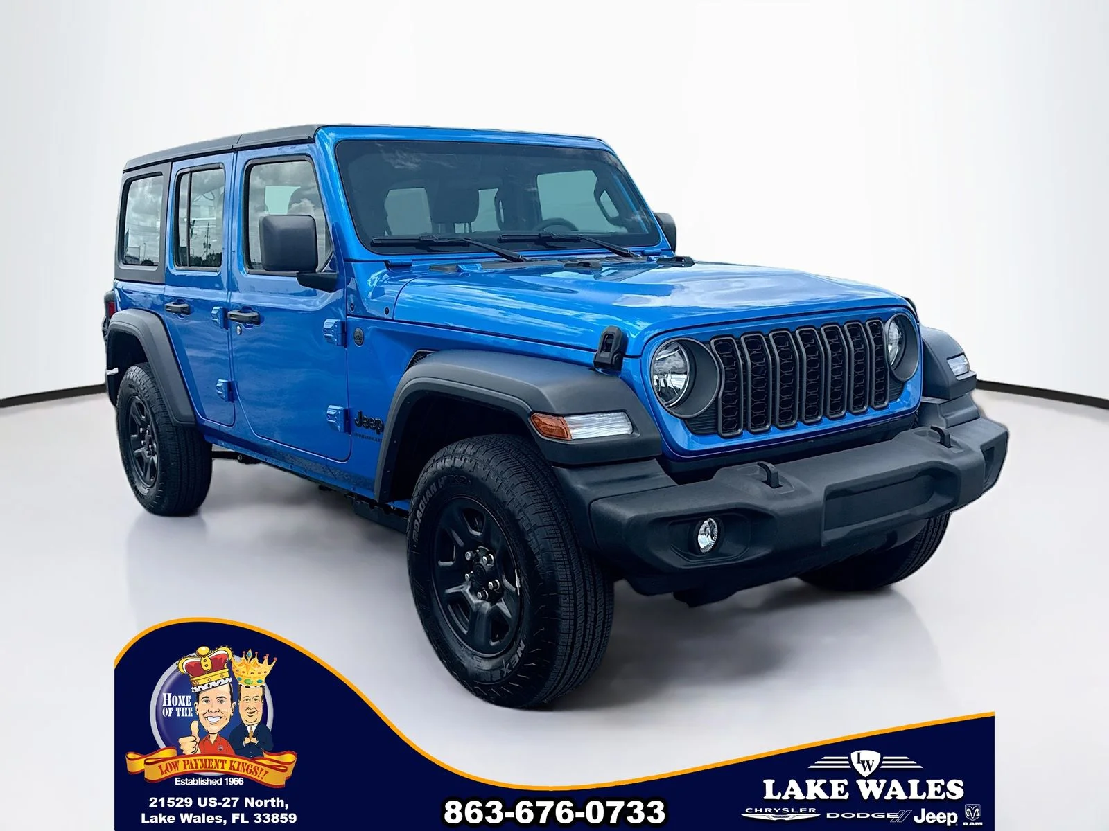 New 2026 Hydro Blue Pearl-Coat Exterior Paint Jeep Sport image 1