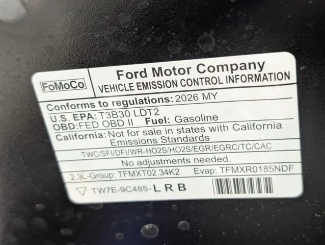 New 2026 Agate Black Metallic Ford Active image 59