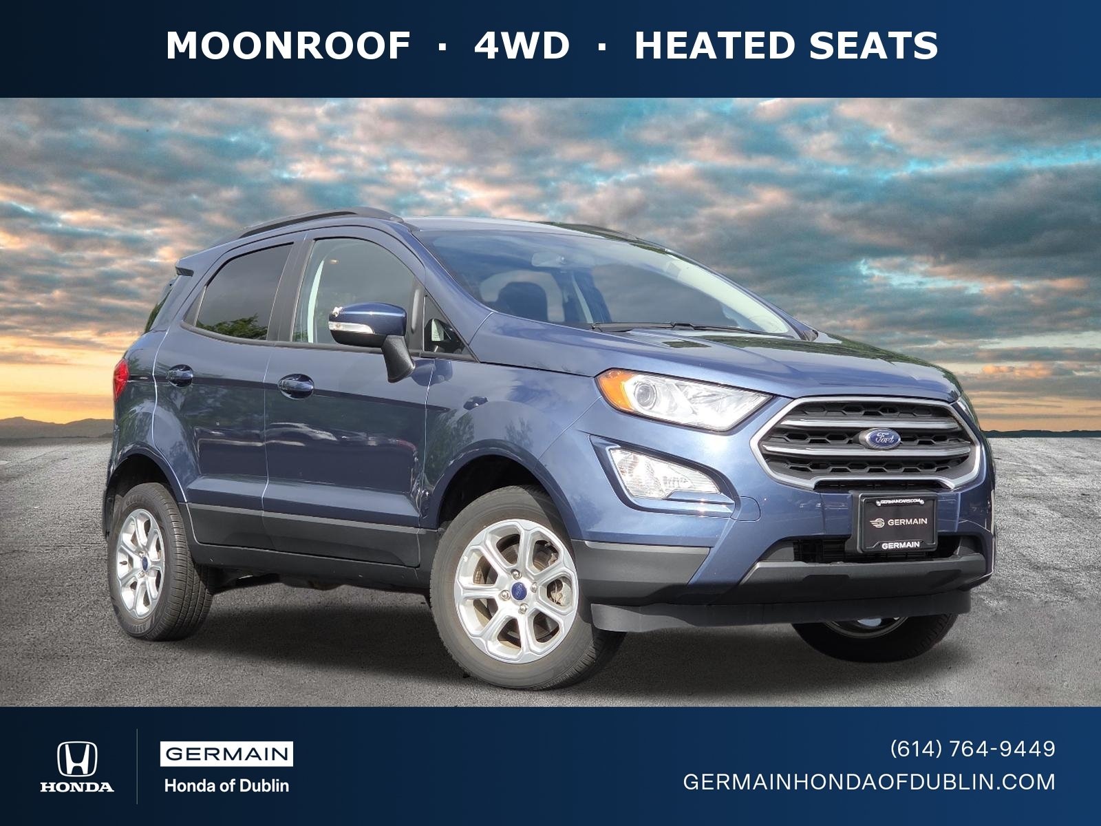 Used 2022 Blue Metallic Ford SE image 1