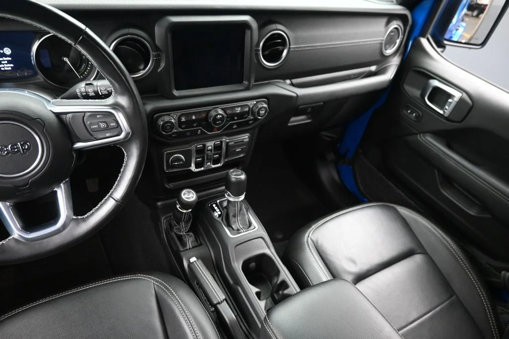 Certified Used 2023 Blue Jeep Sahara 4xe image 16