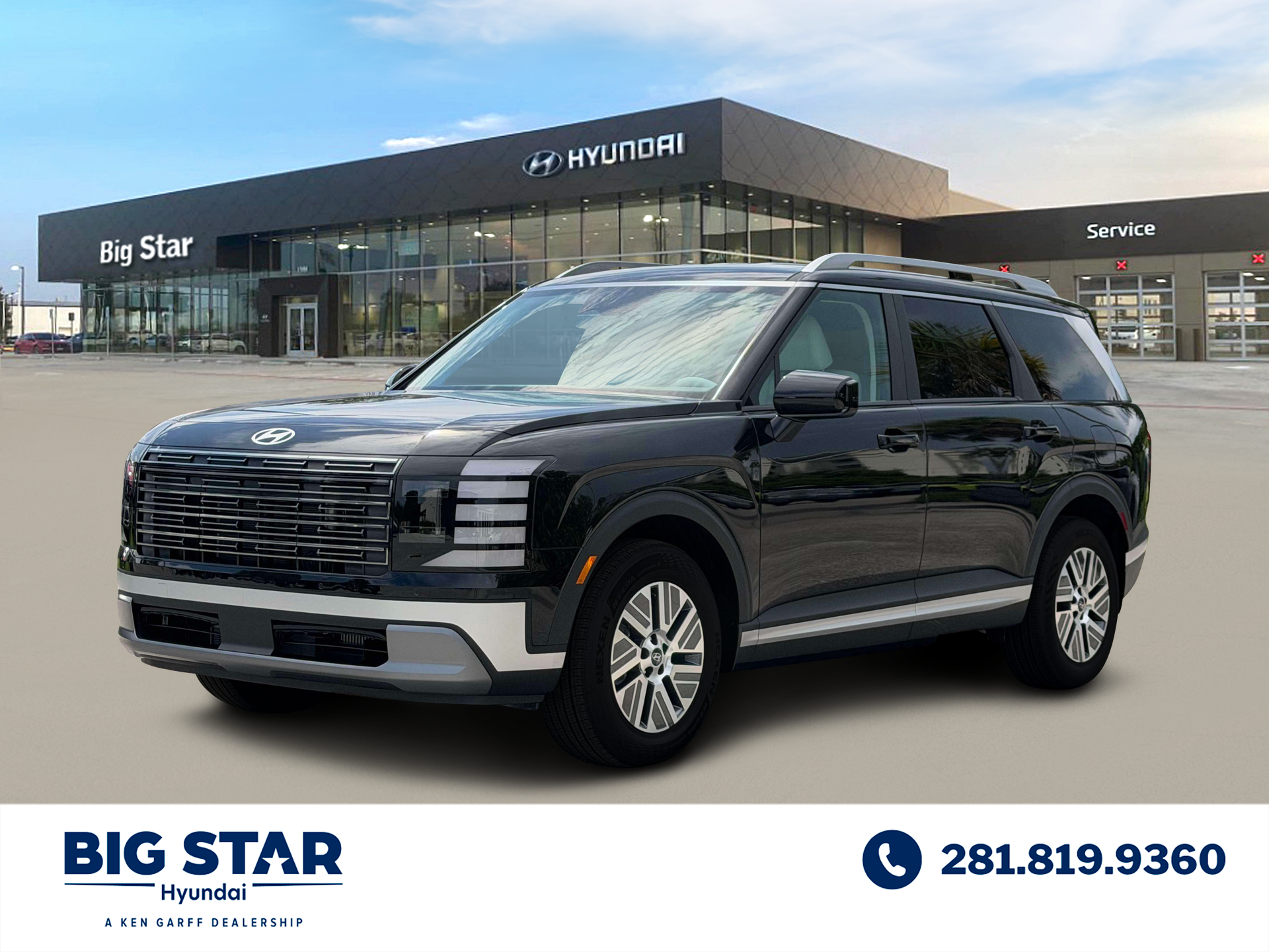 New 2027 Abyss Black Pearl Hyundai Blue SEL 7P image 18