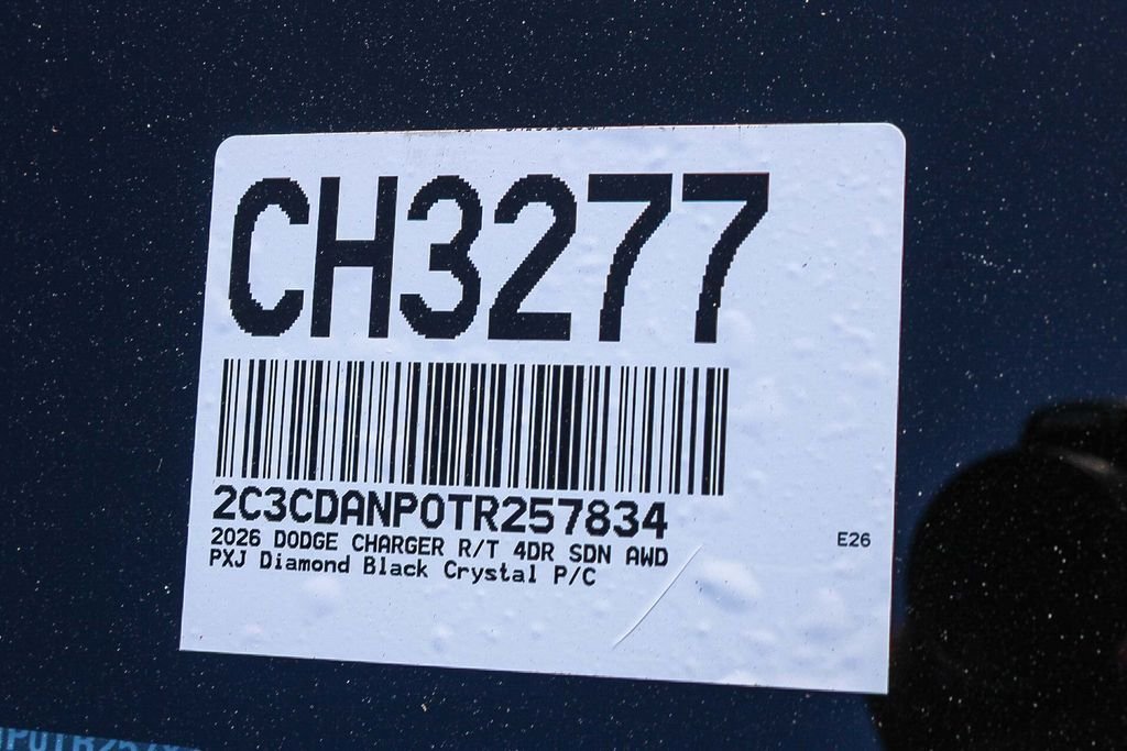 New 2026 Diamond Black Crystal Pearlcoat Dodge R/T Plus image 28