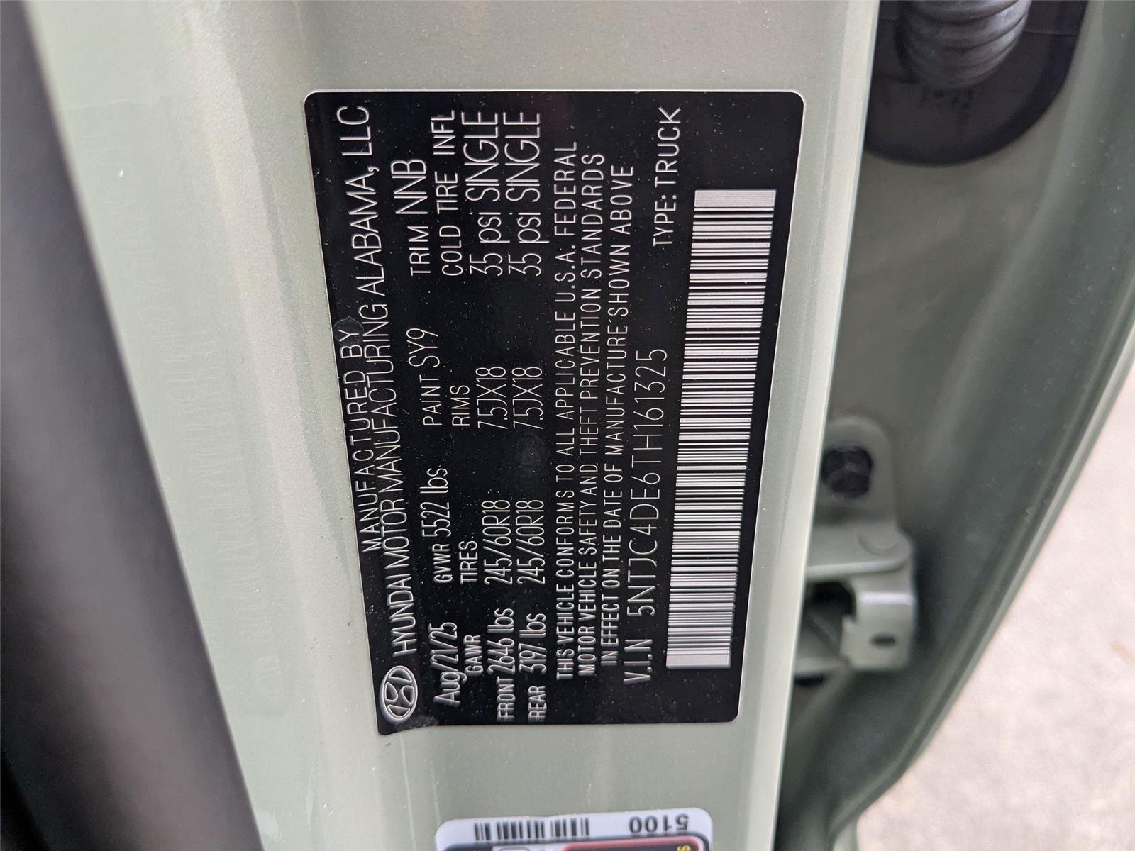 Used 2026 Sage Gray Hyundai SEL Activity image 37