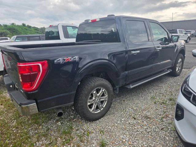 Used 2021 Antimatter Blue Metallic Ford XLT image 3