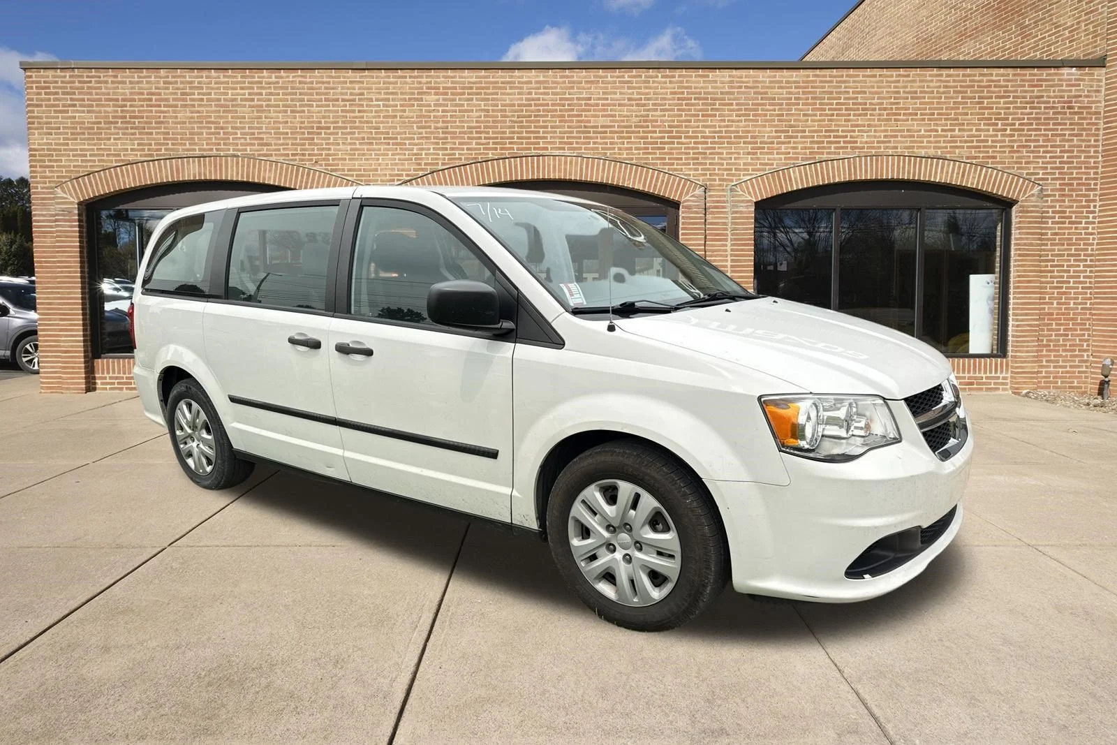 Used 2016 Bright White Clearcoat Dodge American Value Pkg image 1