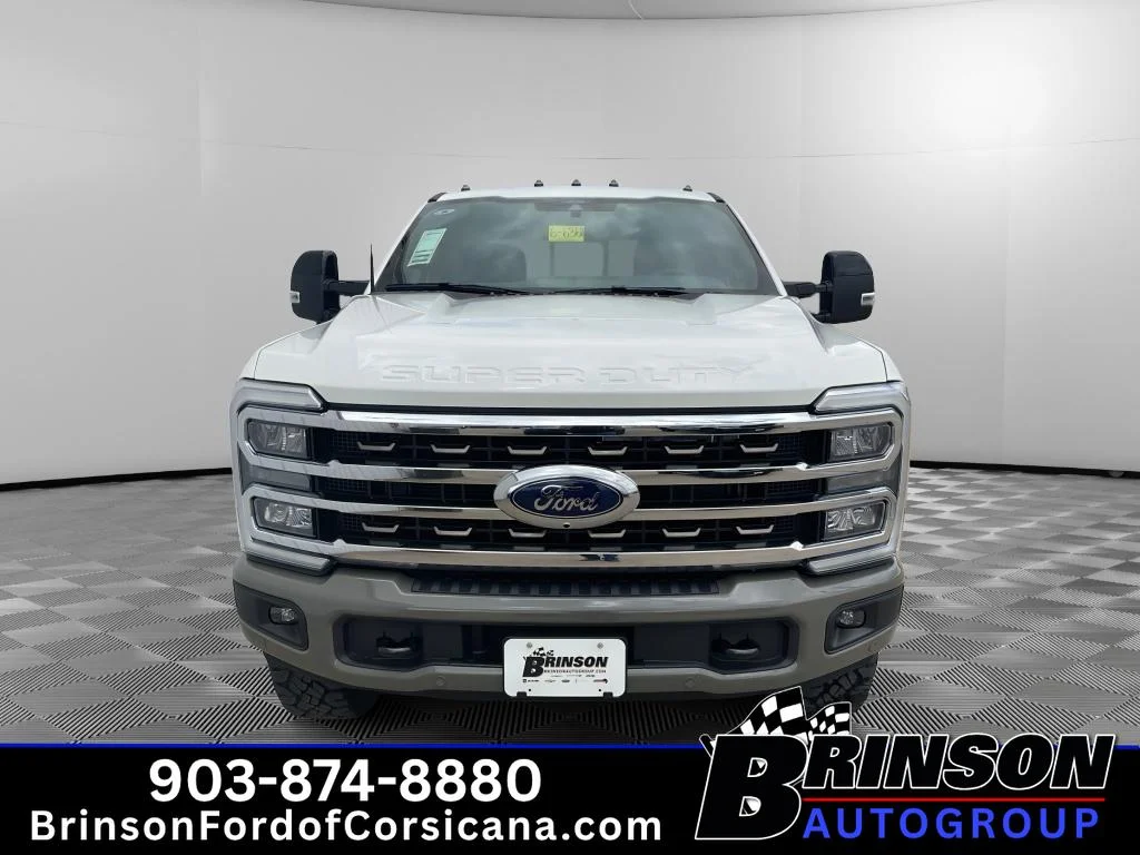 New 2026 Star White Metallic Tri-Coat Ford King Ranch image 2