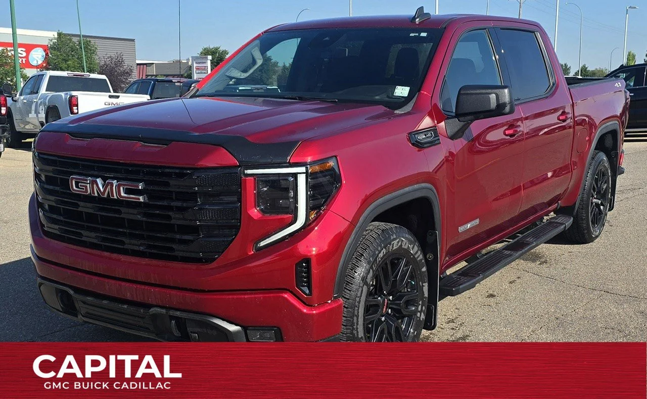 Used 2024 Red Metallic GMC Elevation Crew 5.3L Heated Steering Wheel image 1
