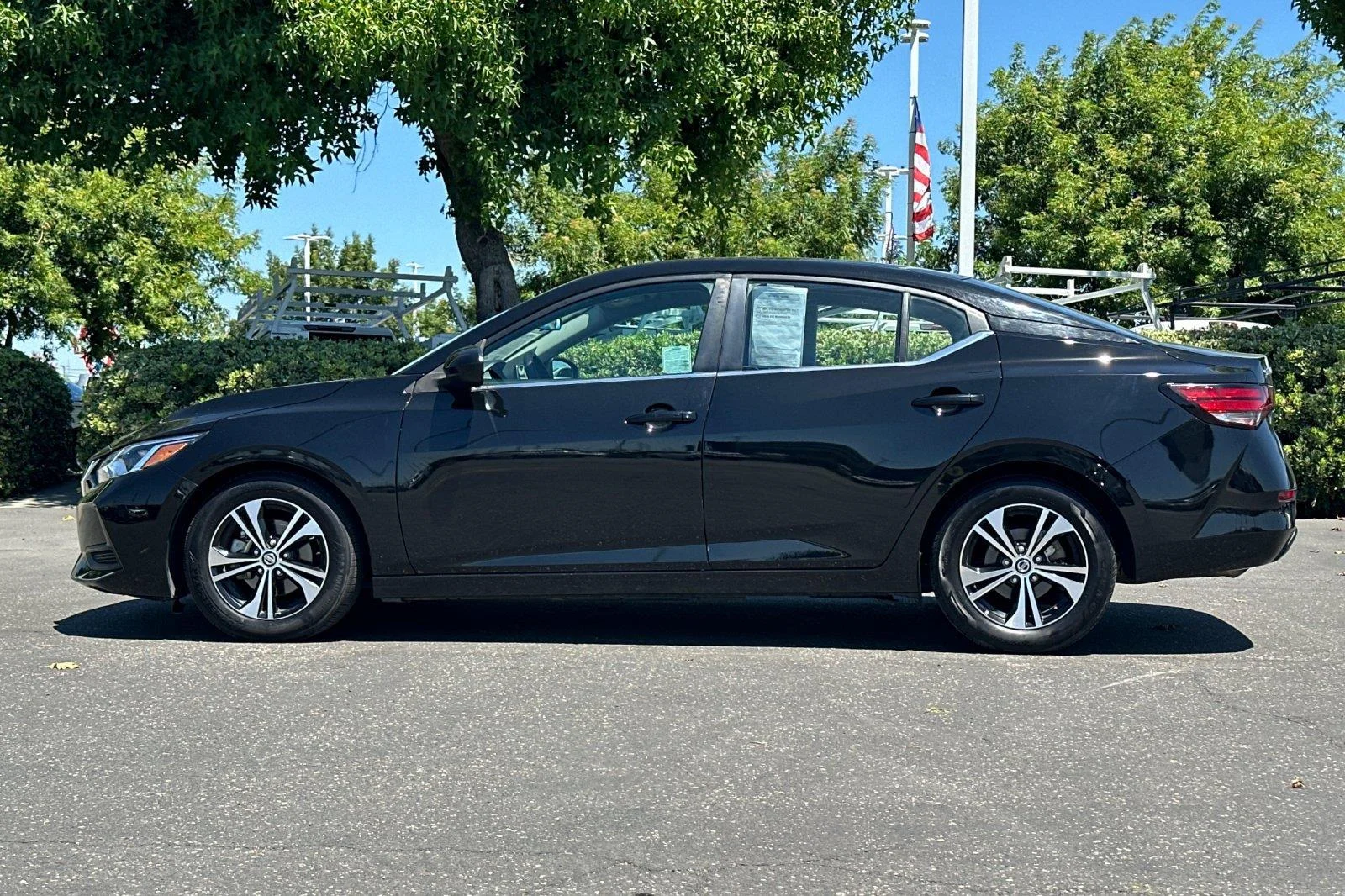 Used 2023 Super Black Nissan SV image 7