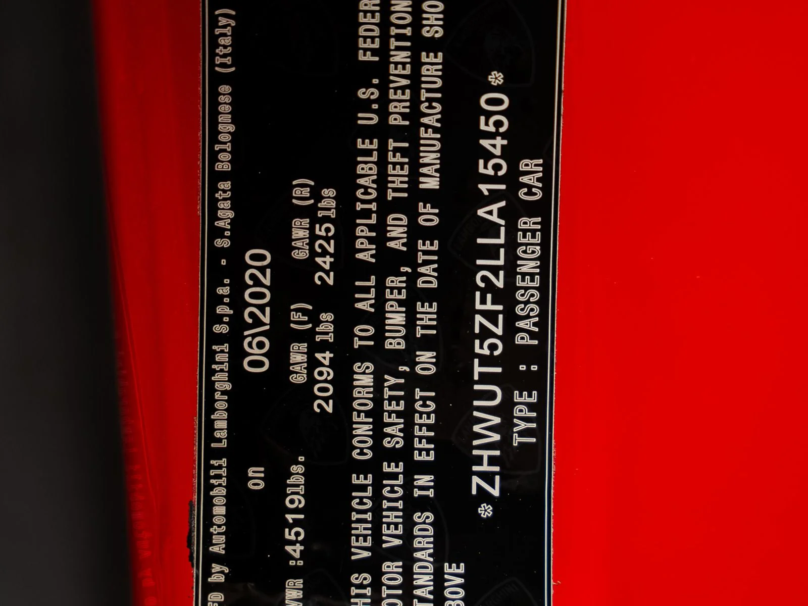 Used 2020 Red Lamborghini Base image 61