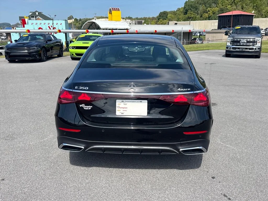 Used 2024 Black 040 Mercedes-Benz E 350 4MATIC® image 4