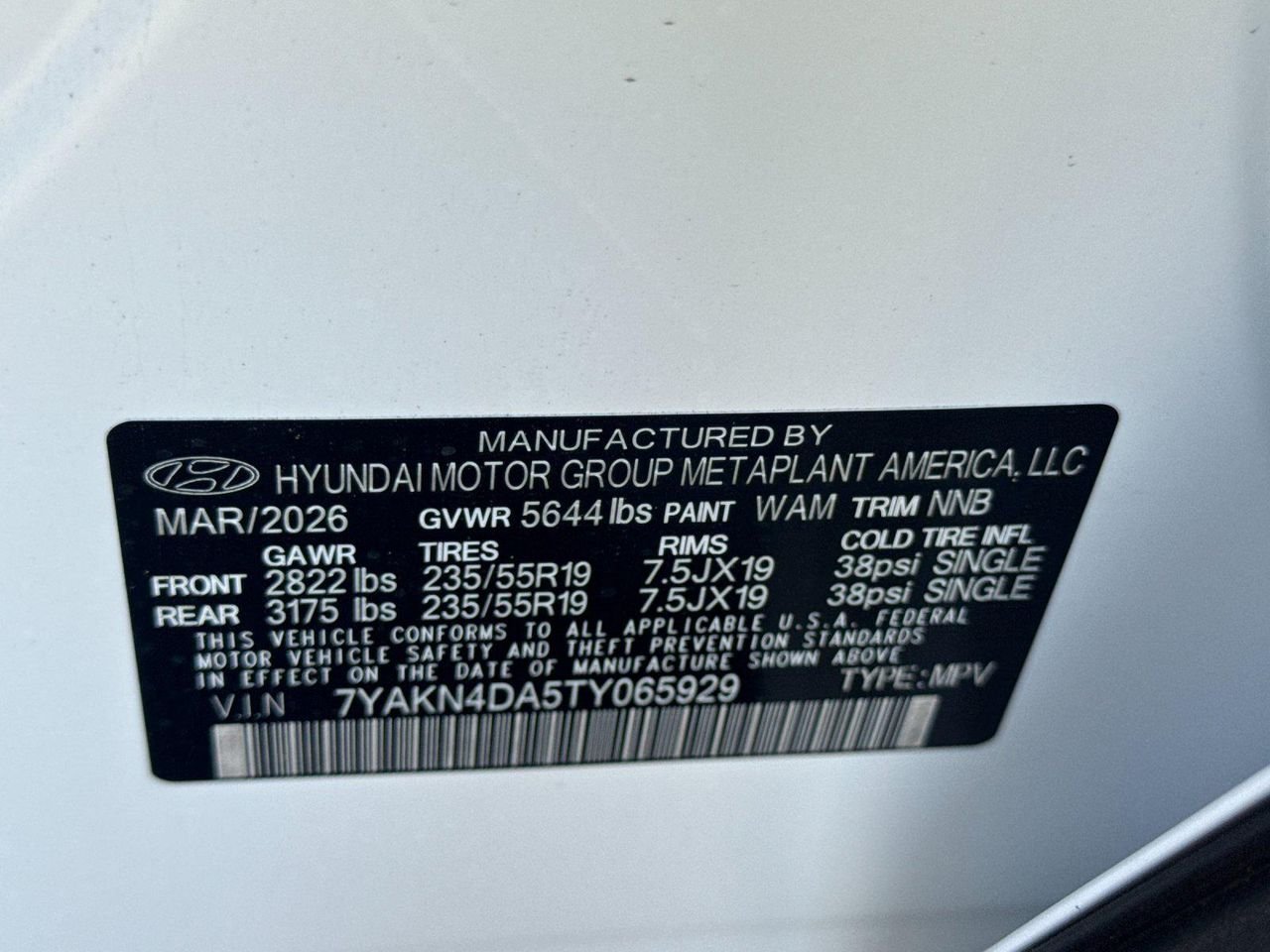 New 2026 White Hyundai SEL image 27