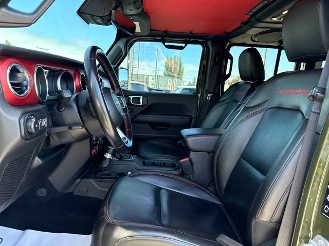 Used 2021 Sarge Green Clearcoat Jeep Unlimited Rubicon image 22