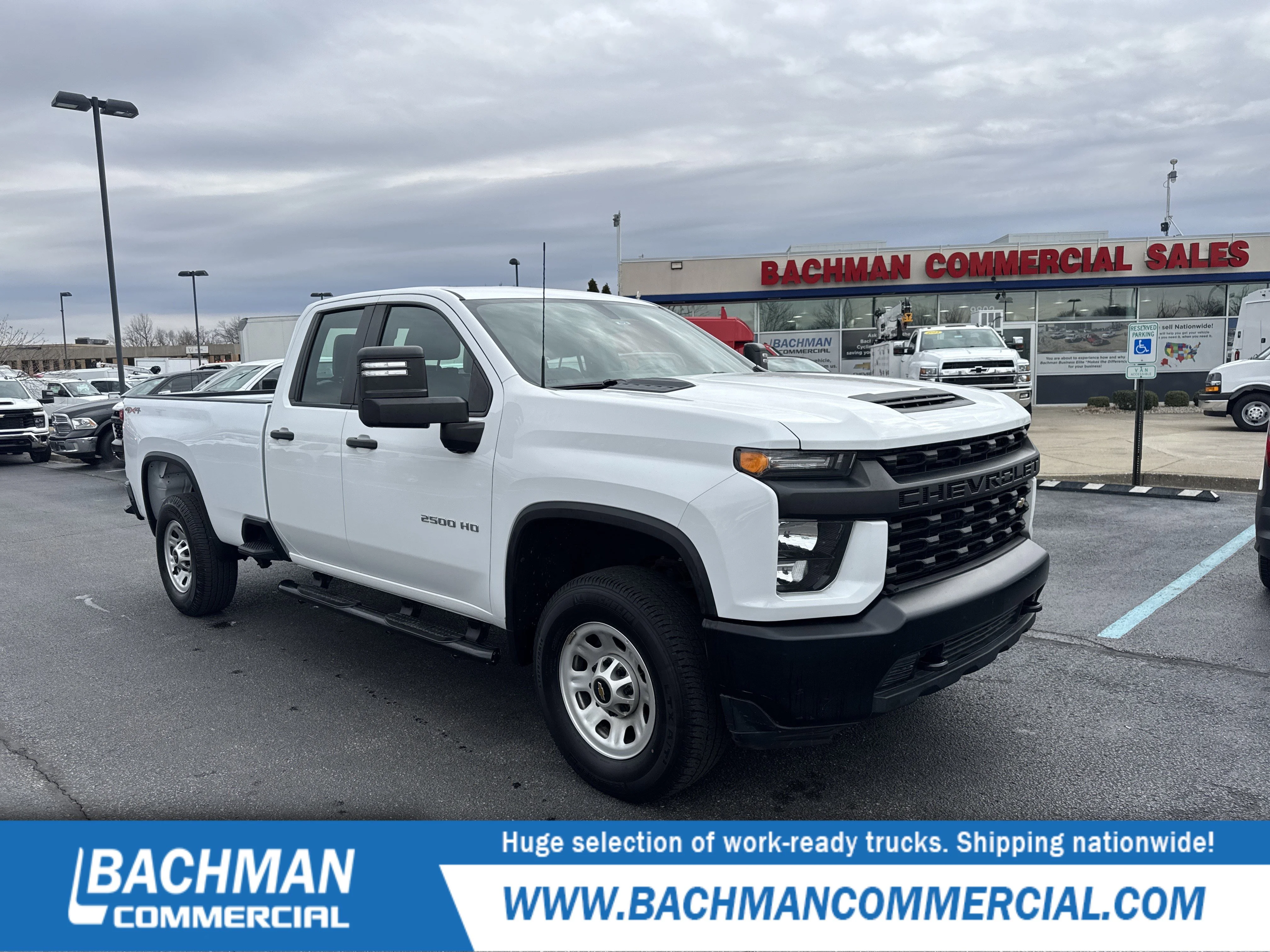 Used 2023 Summit White Chevrolet Work Truck image 1