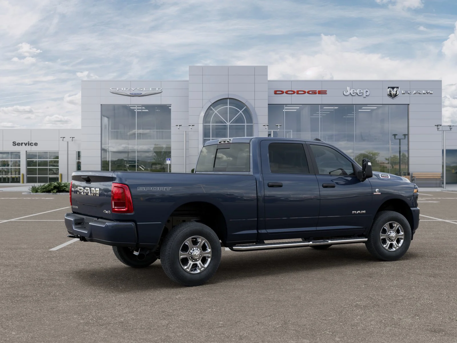 New 2026 Forged Blue Metallic Exterior Paint RAM Big Horn image 32
