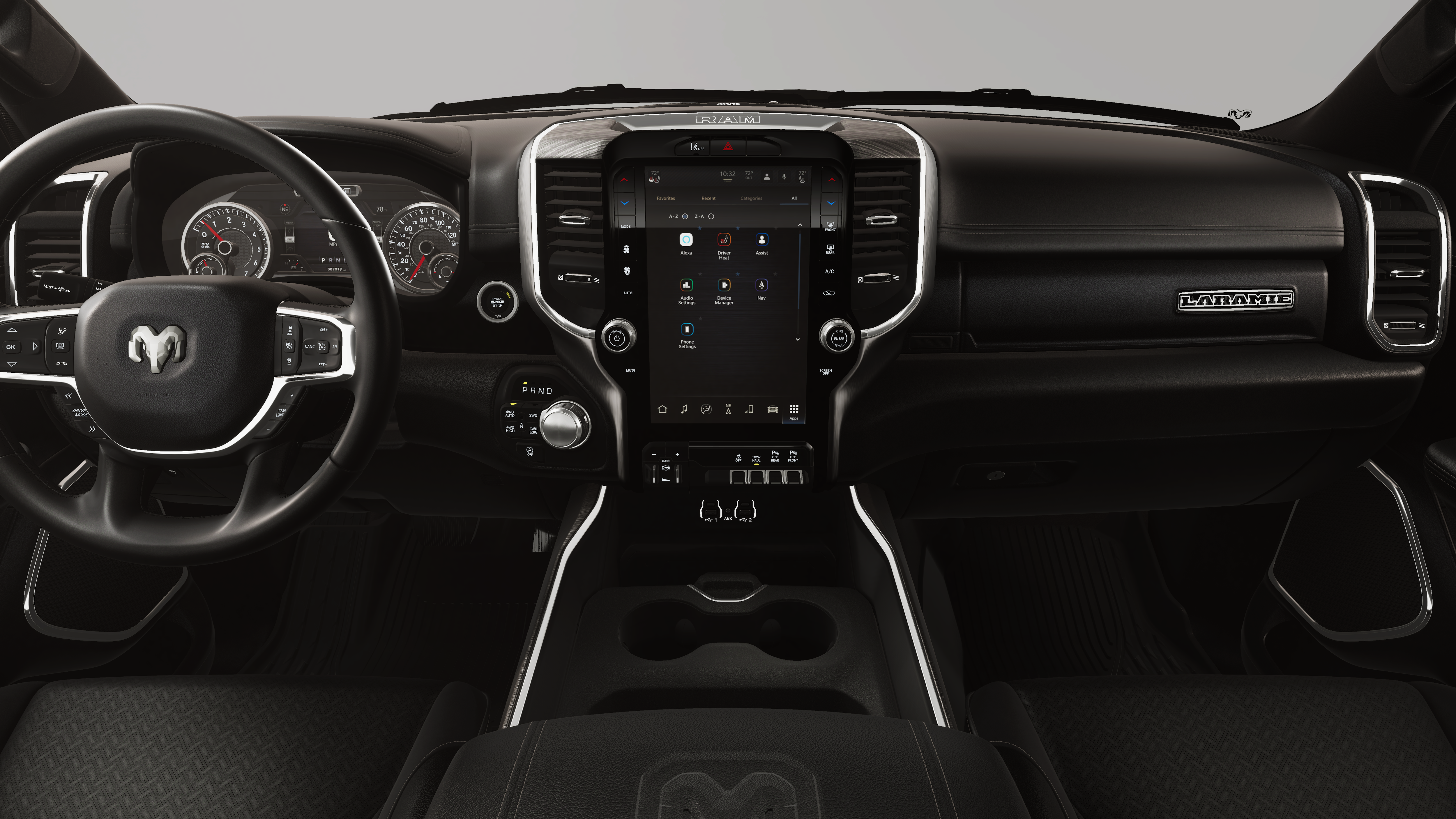New 2026 Diamond Black Crystal Pearl-Coat Exterior Paint RAM LARAMIE image 32
