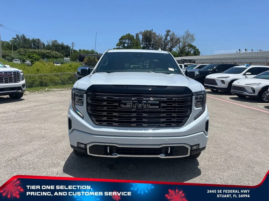 New 2026 Glacier White Tricoat GMC Denali Ultimate image 3