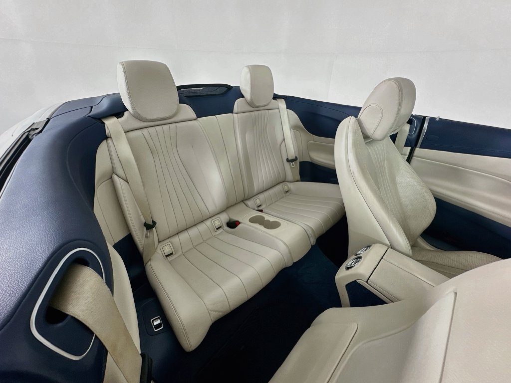 Used 2019 White Mercedes-Benz E 450 CONVERTIBLE BLUE TOP YACHT BLUE LEATHER INT. image 27