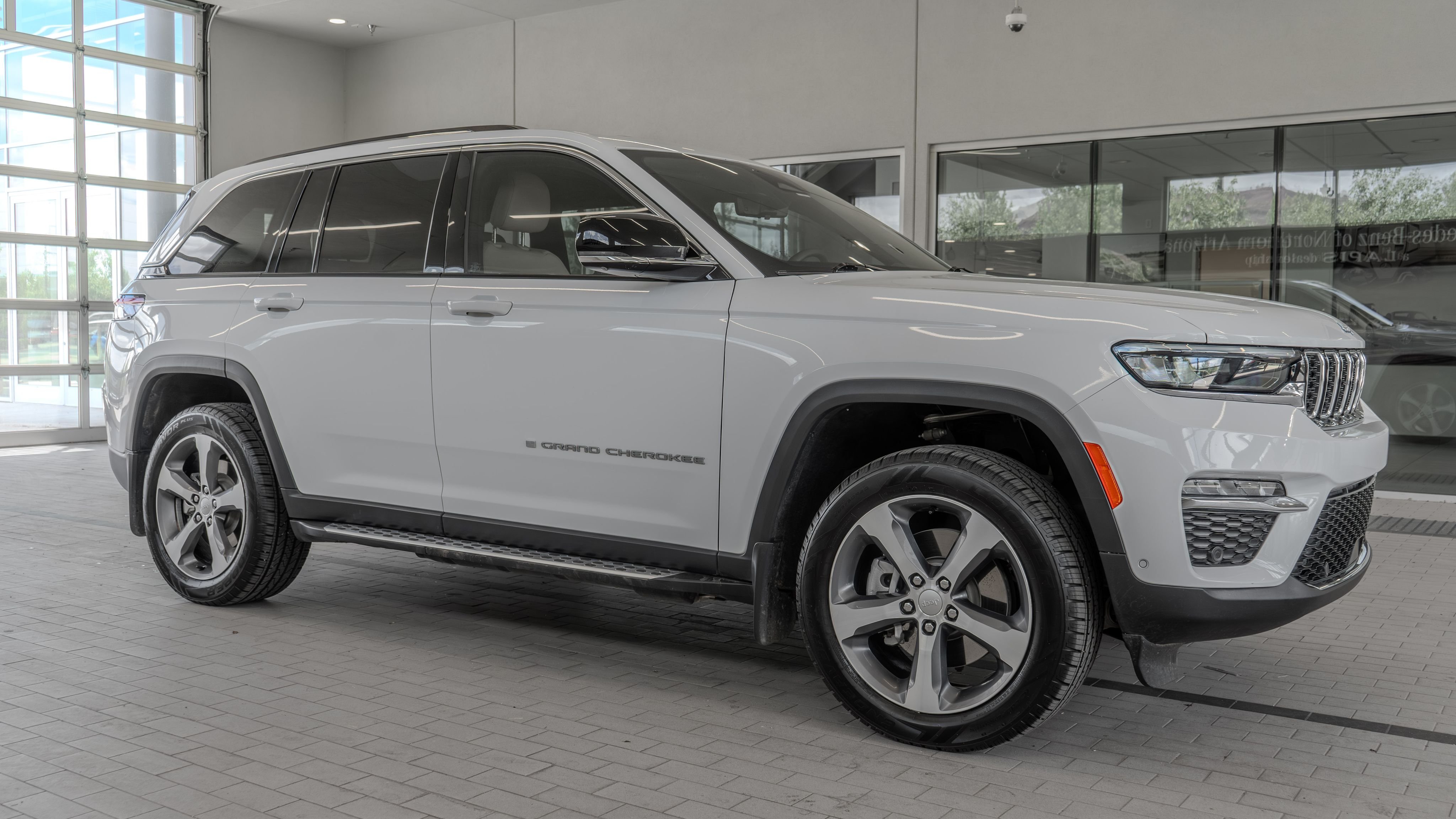 Used 2023 Bright White Clearcoat Jeep 4xe image 12