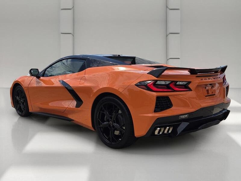 Used 2022 Orange CHEVROLET 2DR STINGRAY CONV W/3LT image 3