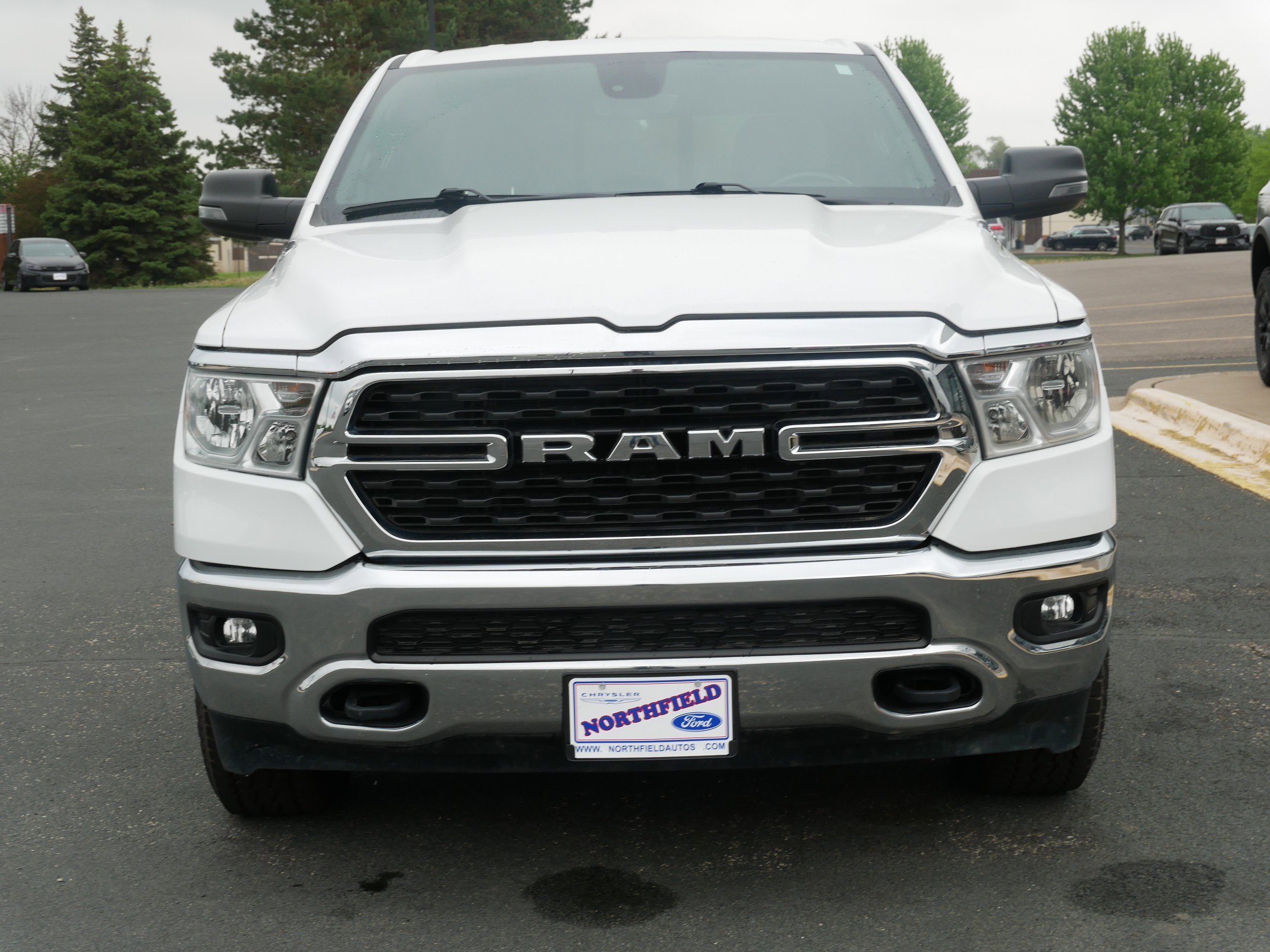 Used 2024 Bright White Clearcoat Ram Big Horn image 3