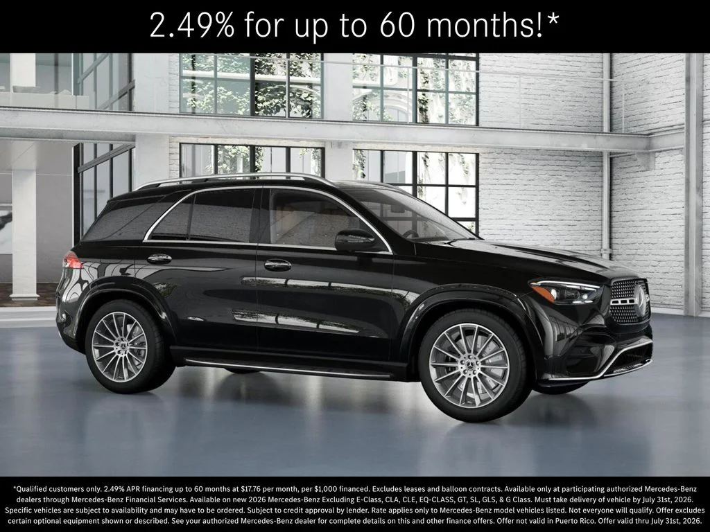 New 2026 Obsidian Black Metallic Mercedes-Benz GLE 580 image 13