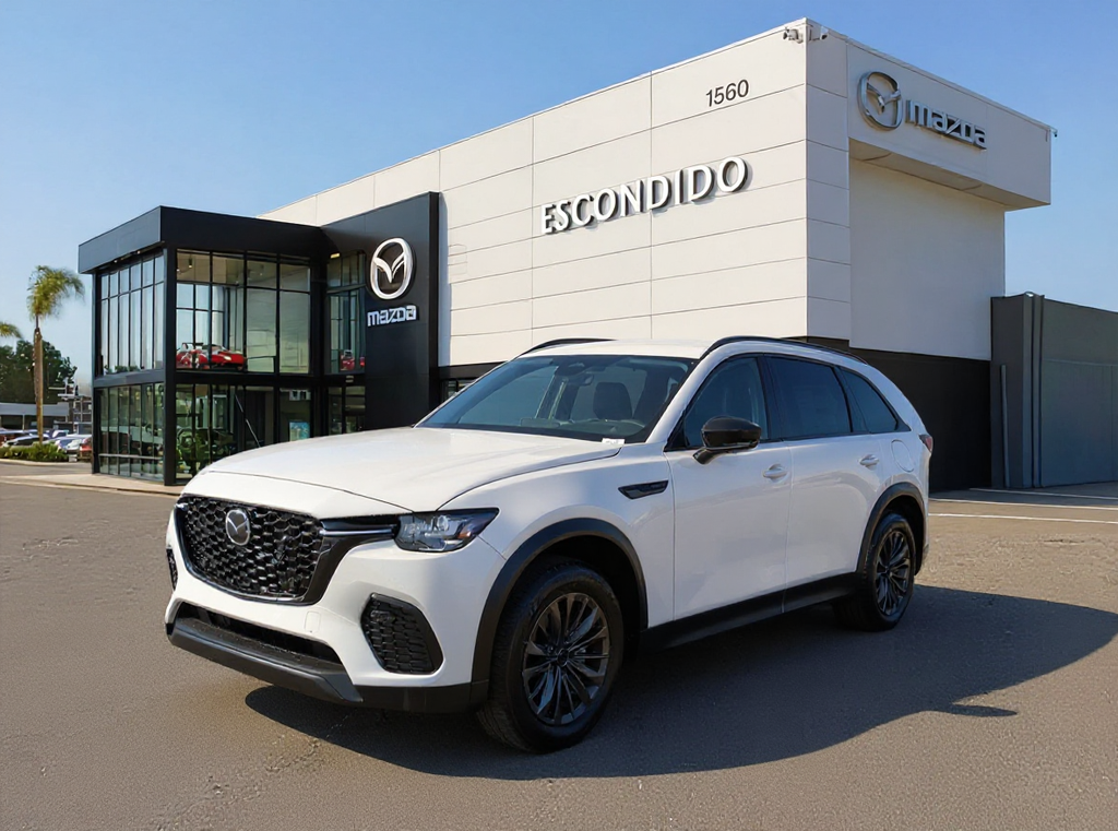 New 2026 Rhodium White Premium Mazda SC Plus AWD image 1