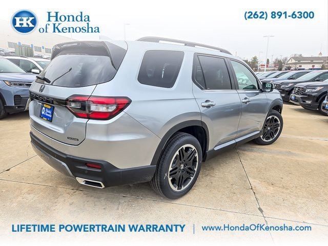 New 2026 Solar Silver Metallic Honda AWD Touring Blackout image 5