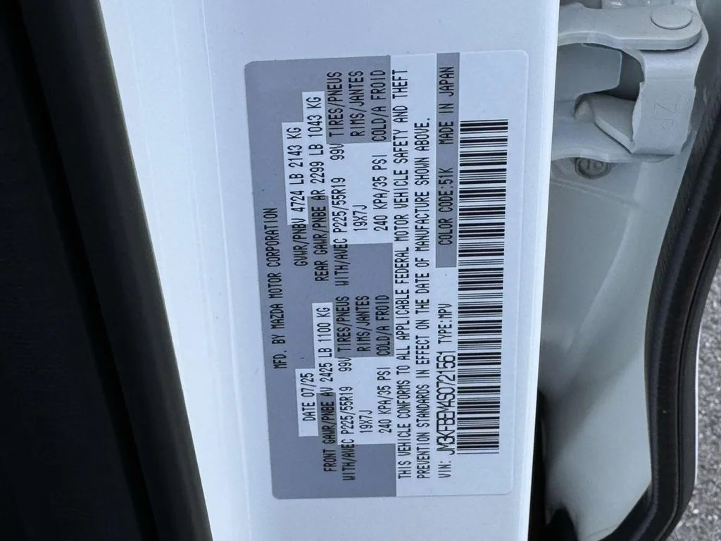 Certified Used 2025 White Metallic Mazda 2.5 S Premium Plus Package image 31
