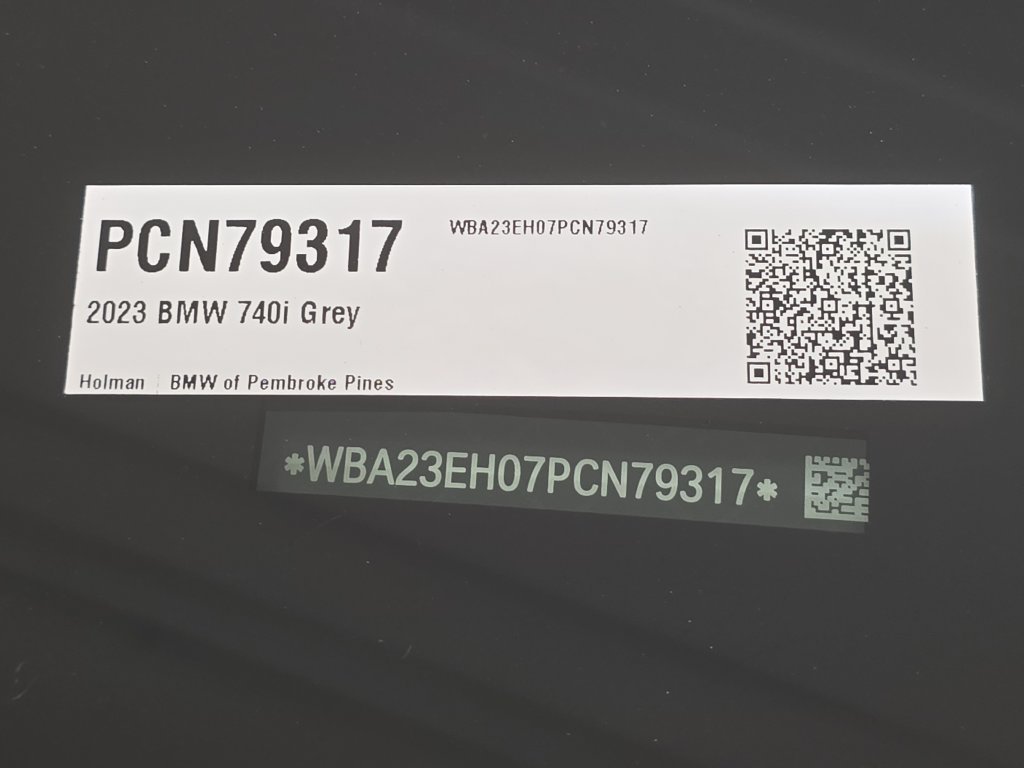 Certified Used 2023 Dravit Grey Metallic BMW 740i image 23