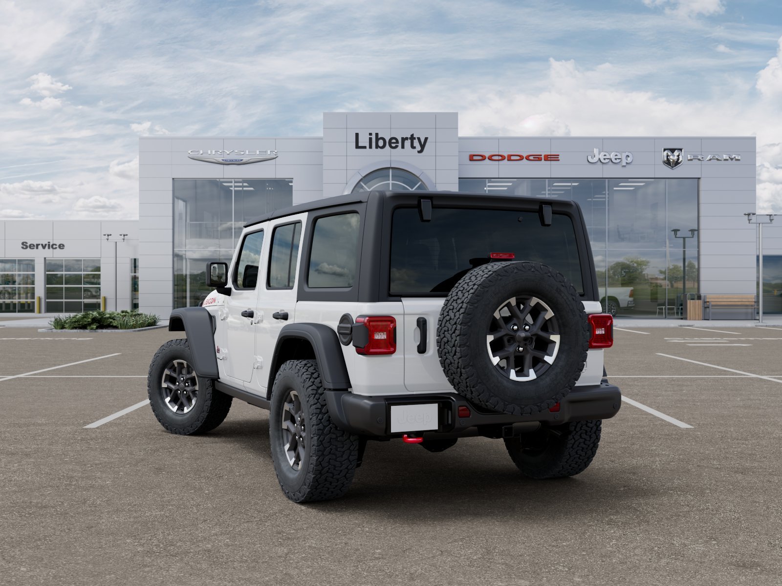 New 2026 Bright White Clear-Coat Exterior Paint Jeep Rubicon image 39