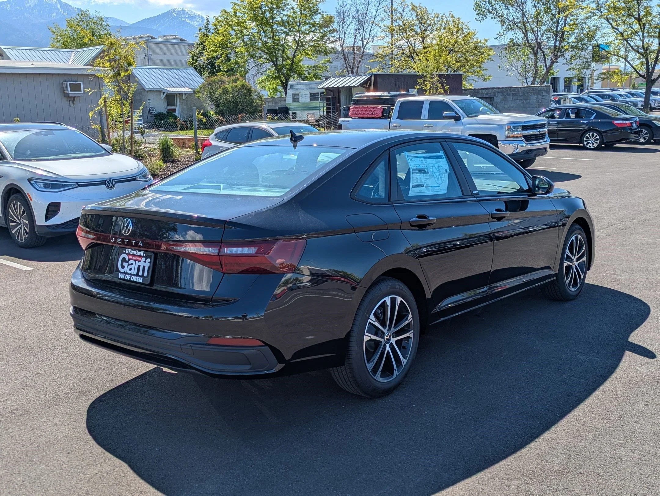 New 2026 Deep Black Pearl Volkswagen Sport image 3