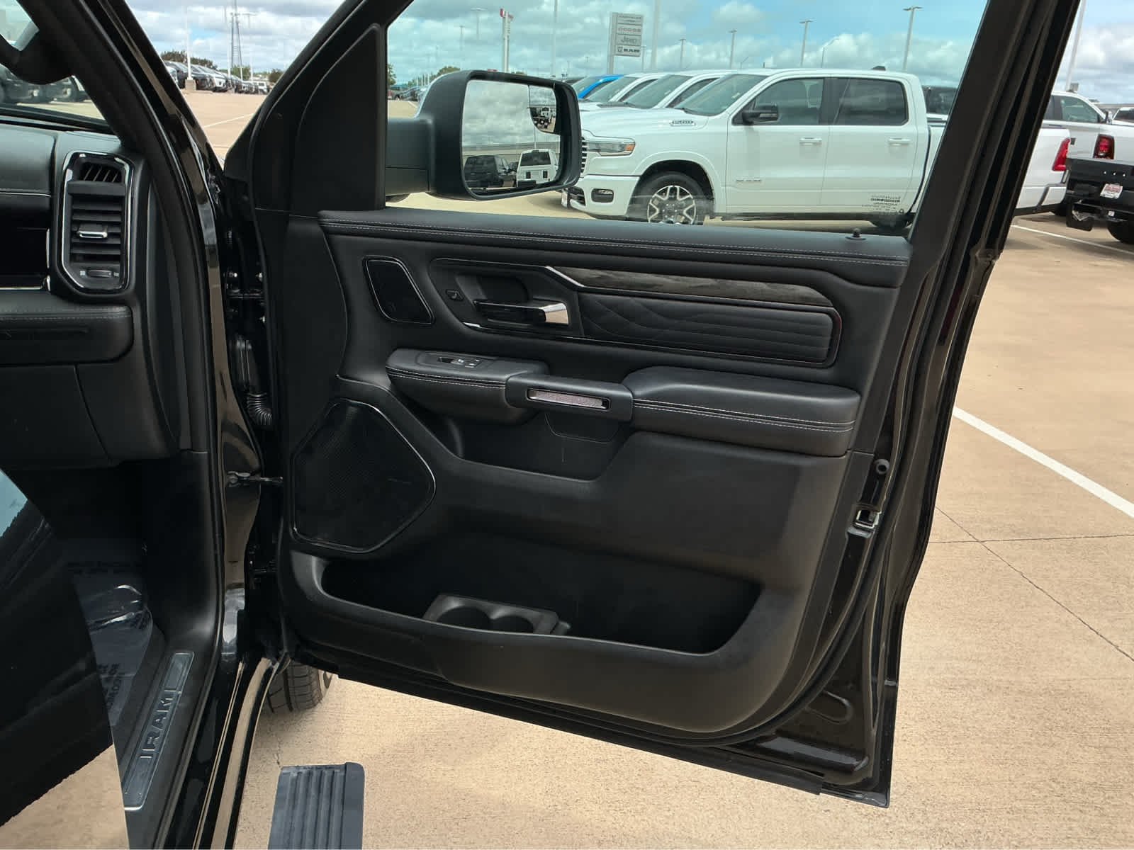 Used 2025 Diamond Black Crystal Pearlcoat Ram Limited image 25