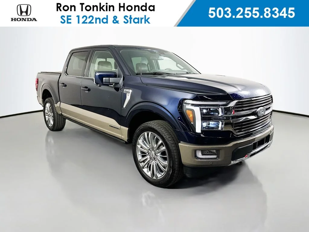 Used 2025 Blue Metallic Ford King Ranch image 1