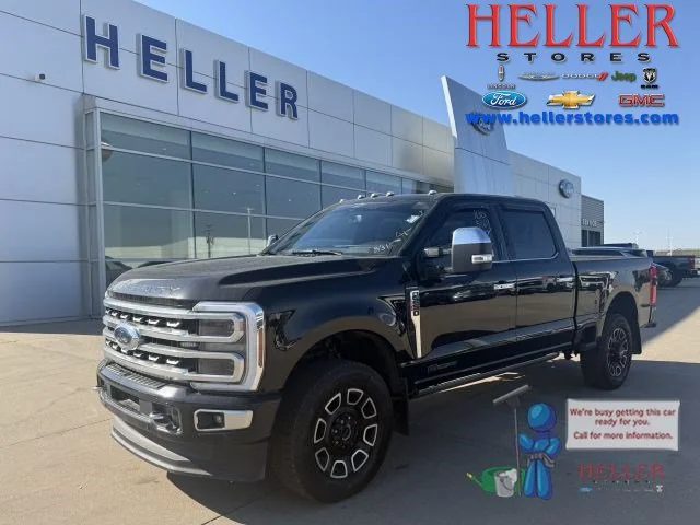 Used 2024 Agate Black Metallic Ford Platinum image 1