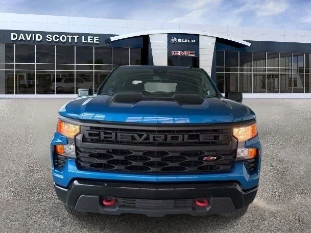 Used 2024 Glacier Blue Metallic Chevrolet Custom Trail Boss image 2