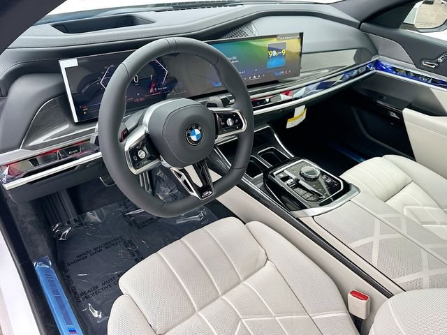 New 2026 White BMW 740i xDrive image 7