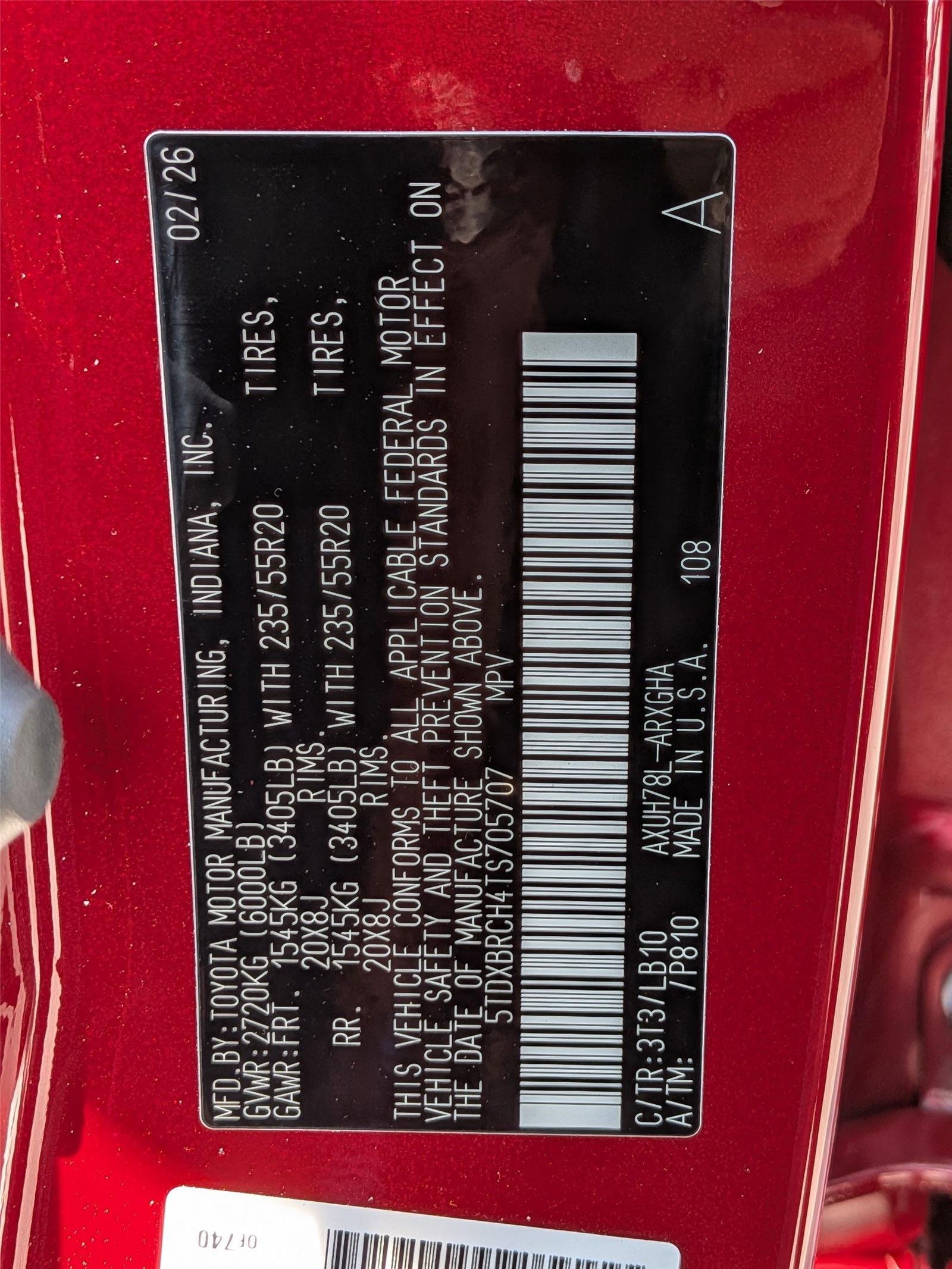 Used 2026 Ruby Flare Pearl Toyota Hybrid Limited image 41