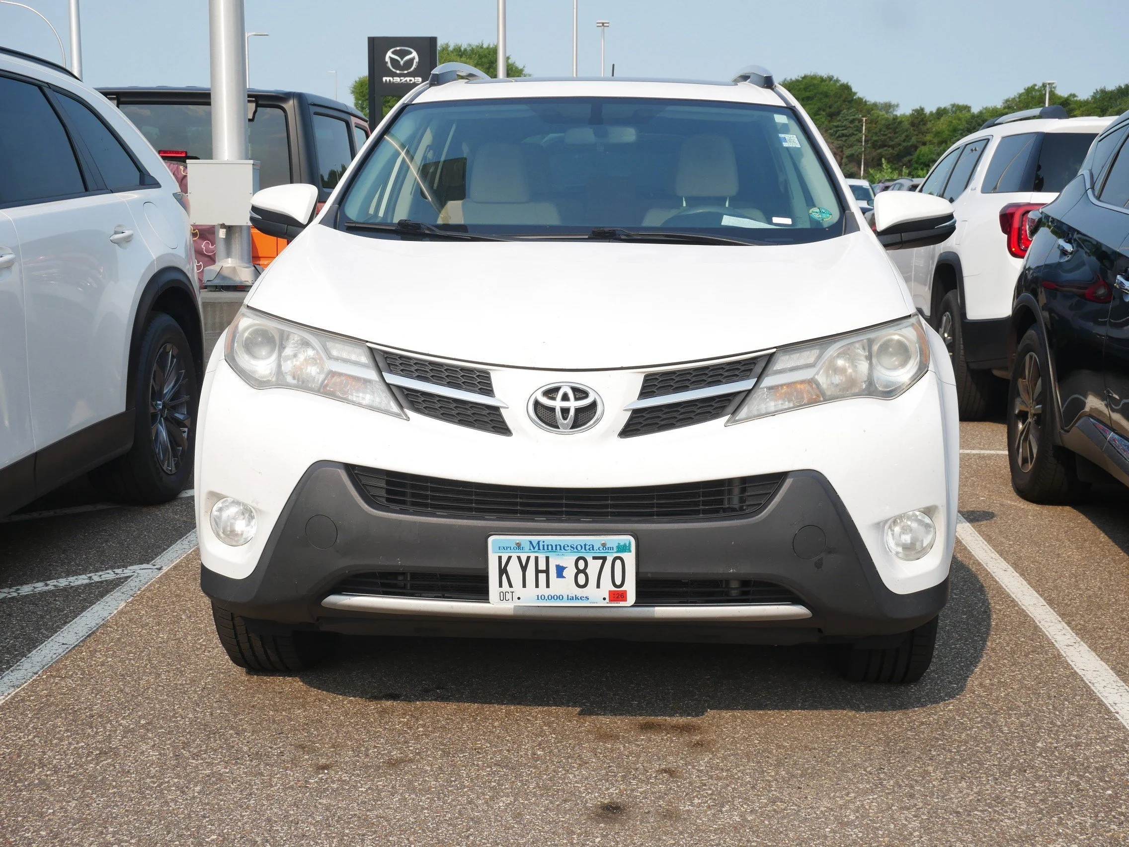 Used 2015 Toyota RAV4 XLE with VIN JTMRFREV2FD166049 for sale in Brooklyn Center, Minnesota