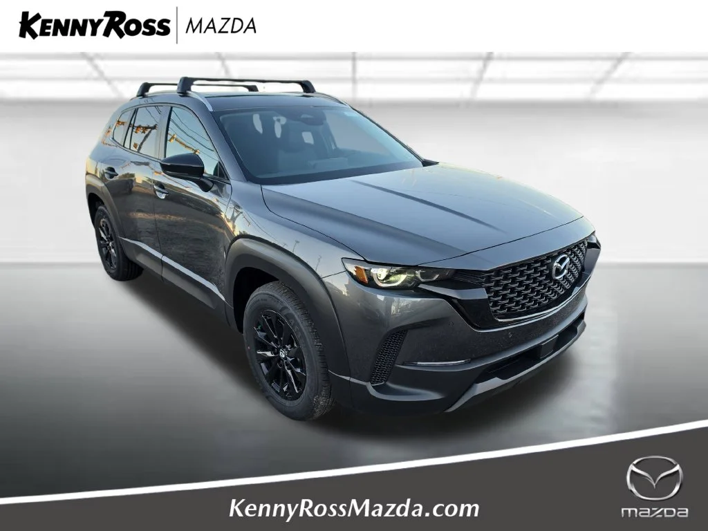 New 2026 Machine Gray Metallic Mazda Preferred AWD image 1