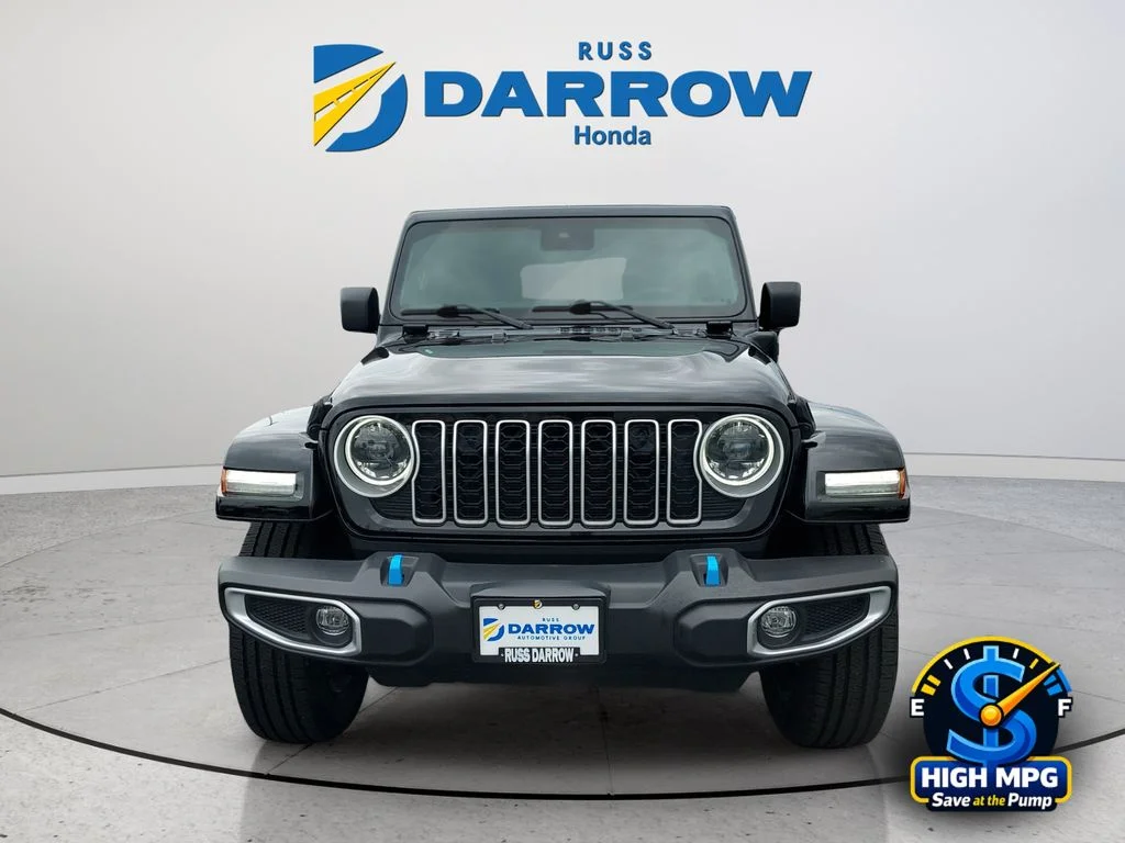 Used 2024 Black Jeep Sahara 4xe image 8