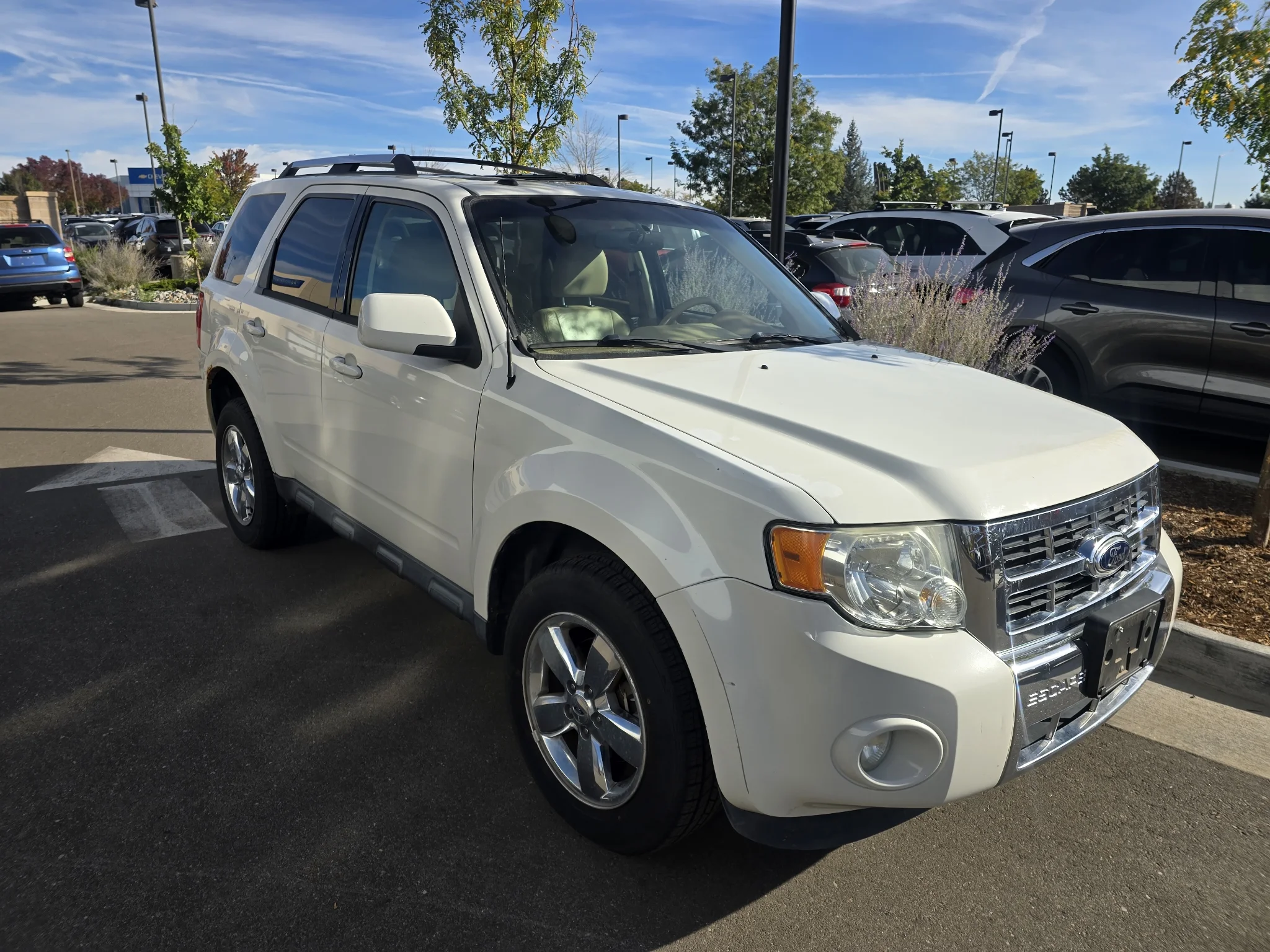 Used 2012 White Suede Ford Limited image 7