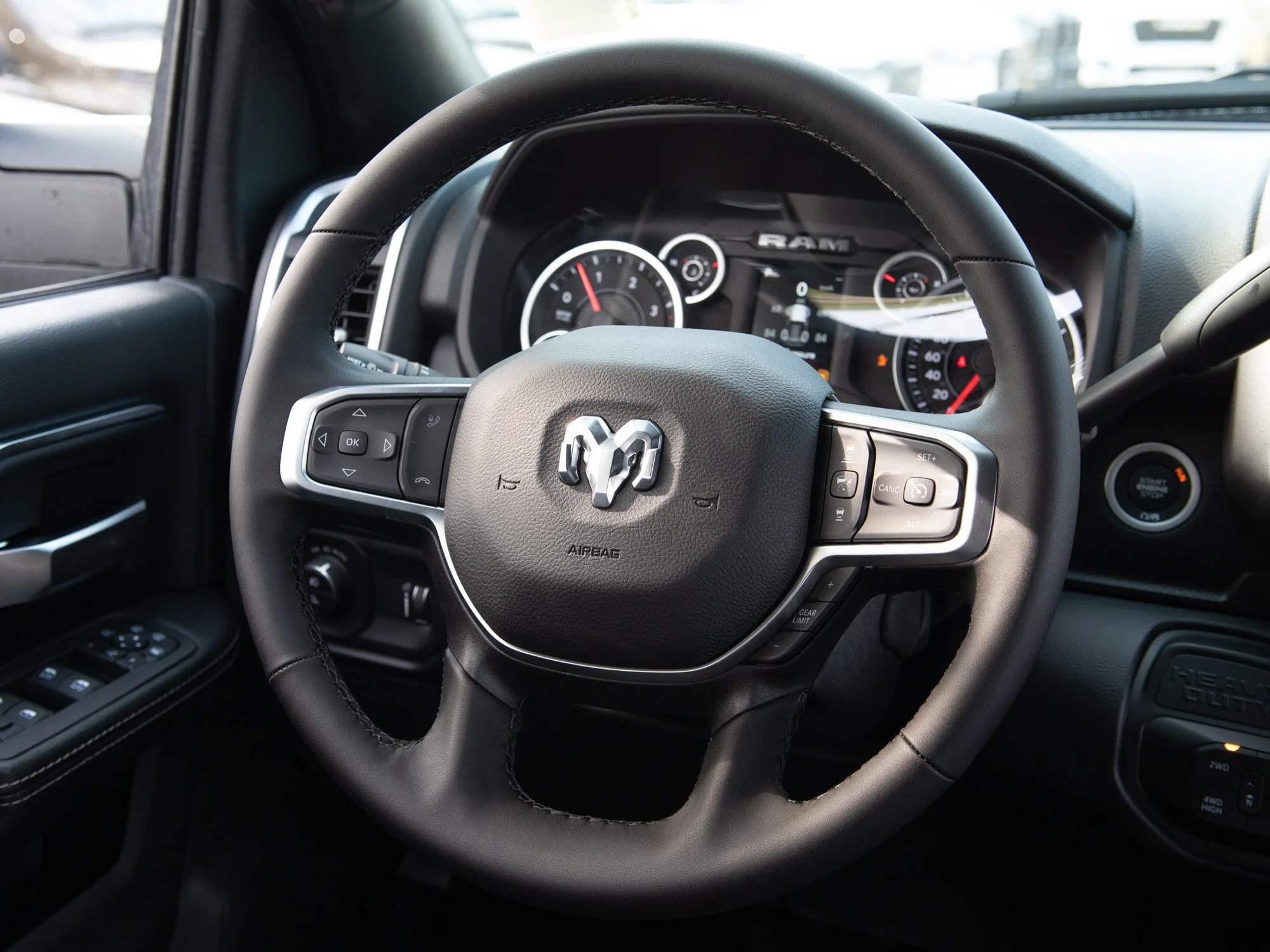 Used 2026 Grey RAM Big Horn Night* Crew Cab 4x4, High Output Cummins, 5th Wheel Prep image 11