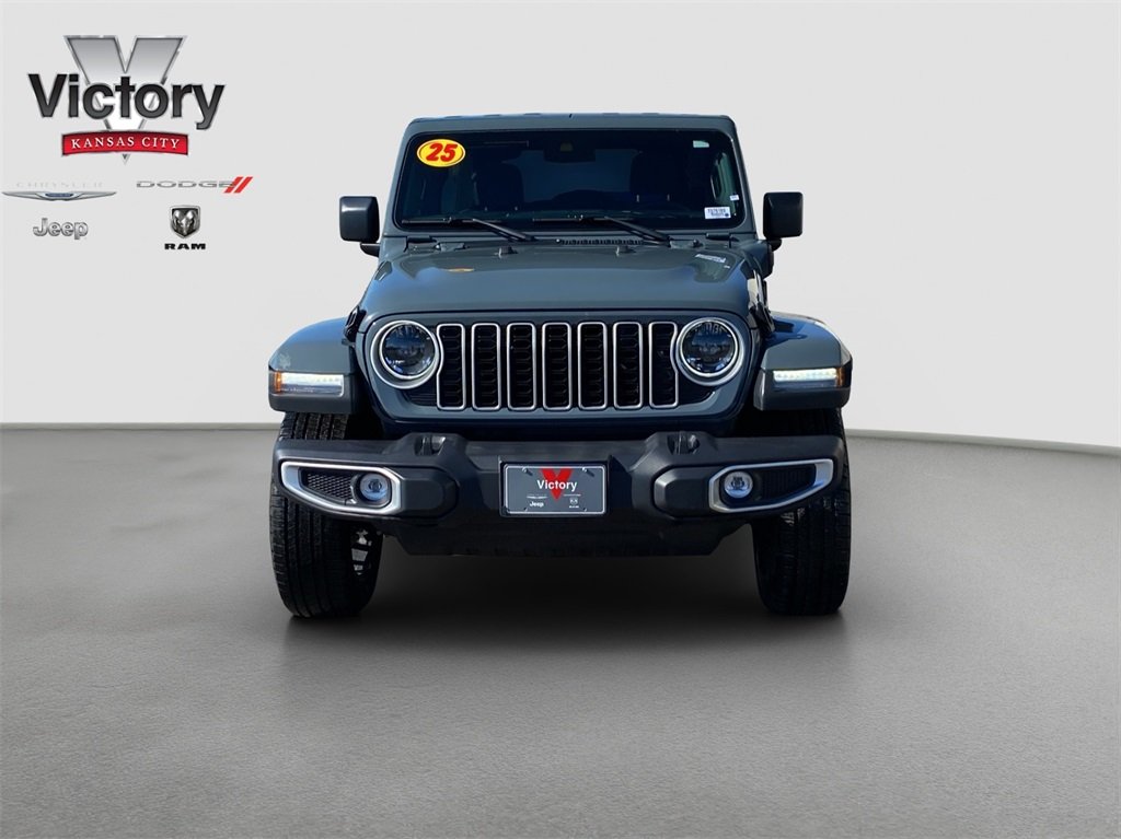 Used 2025 Jeep Wrangler 4xe Sahara 4XE with VIN 1C4RJXP68SW578189 for sale in Kansas City