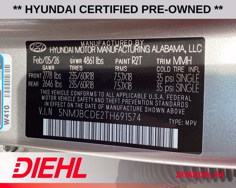 Certified Used 2026 Silver Hyundai SEL image 9