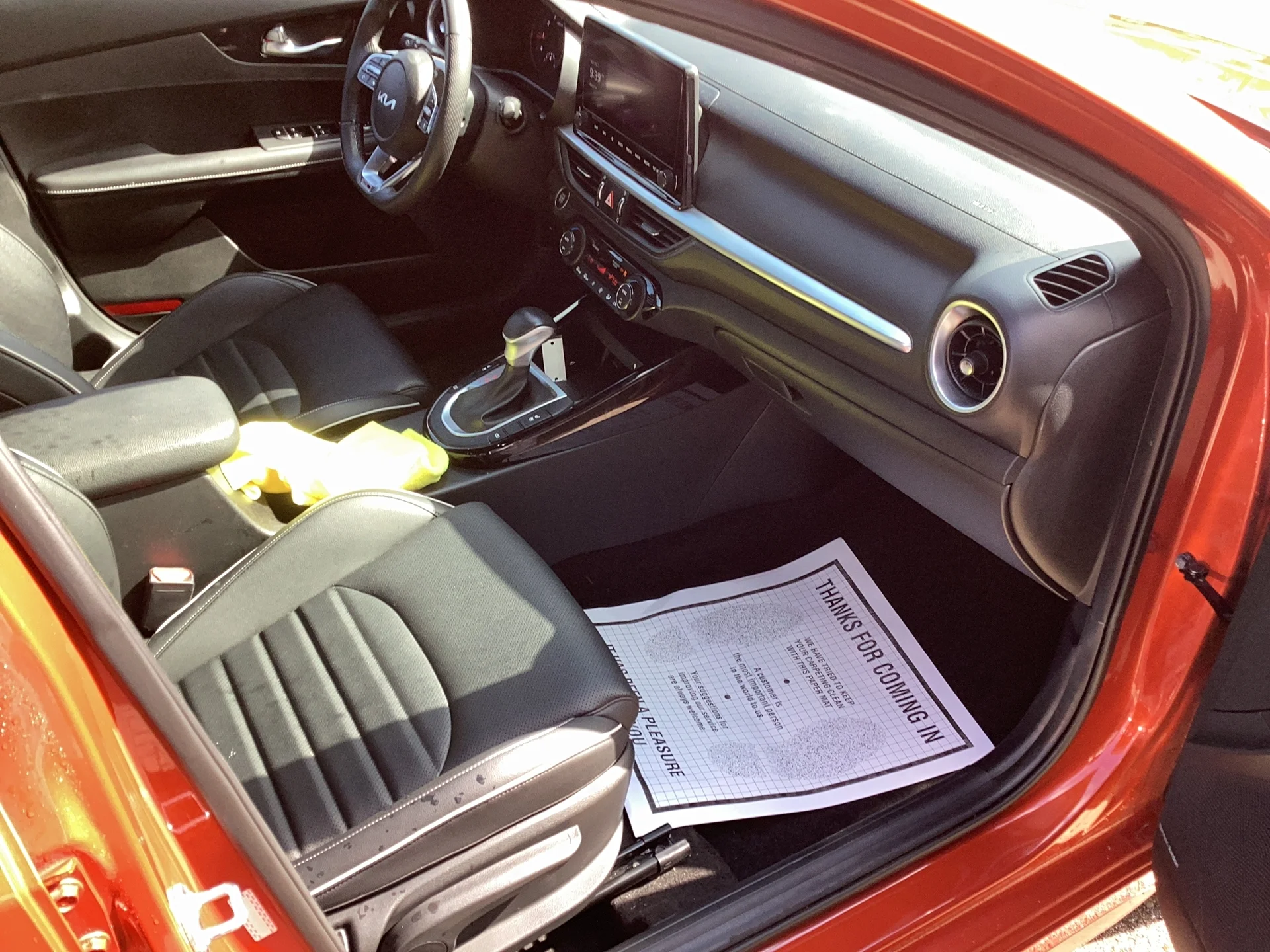 Used 2023 Fire Orange Kia GT-Line image 11